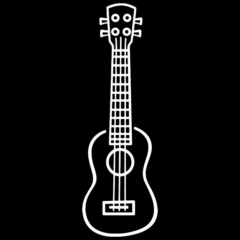 Ukulele Line Art