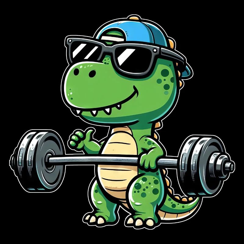 T-Rex Workout: Dinosaur Bench Press for