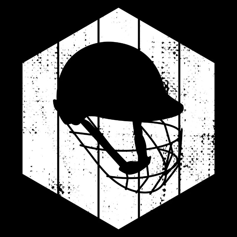 Dessin de casque de cricket