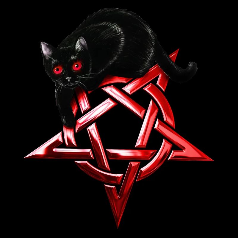 schwarze Katze