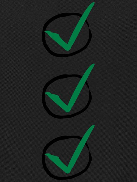 Three Checkmarks