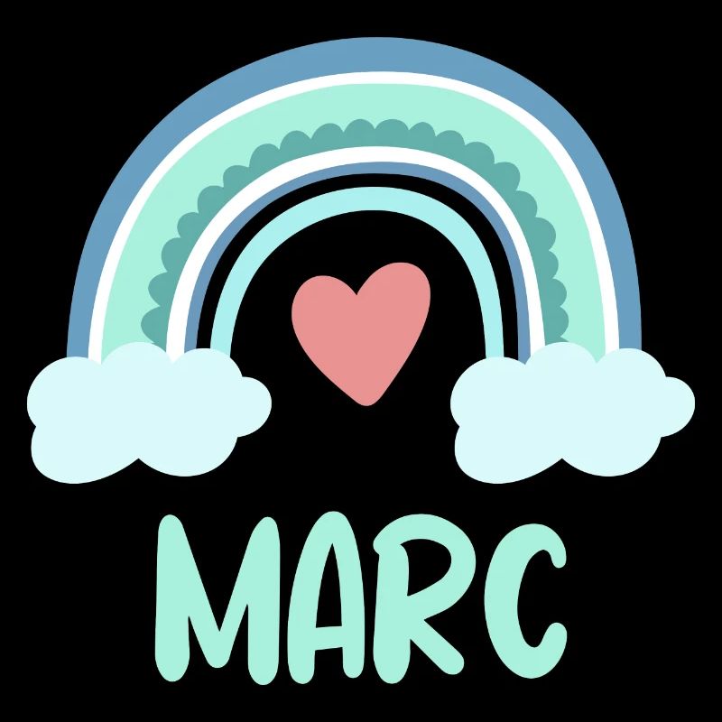 Marc Name Regenbogen Baby