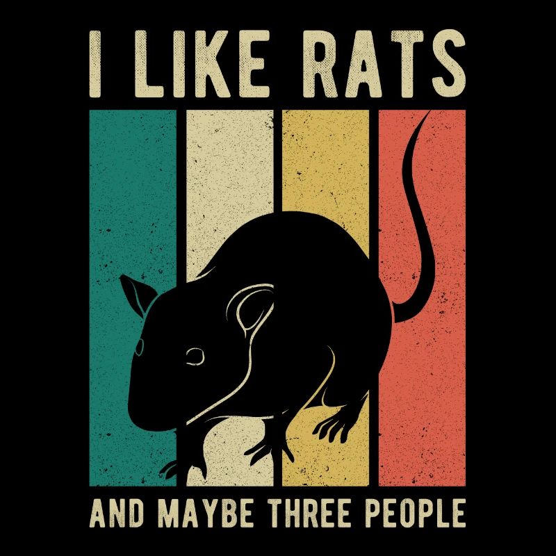 Le rat sort drôle