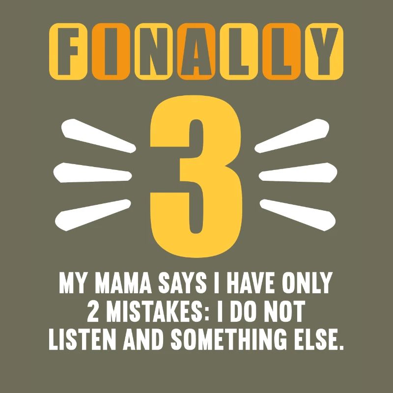 Finally 3 mom says have only 2 mistakes 3rd birthday