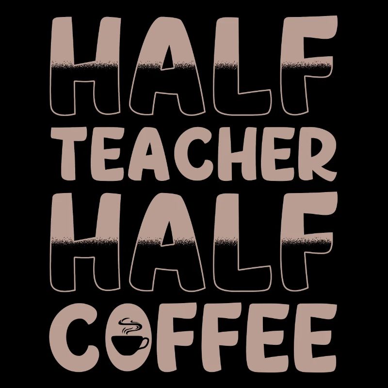 Moitié professeur Moitié café