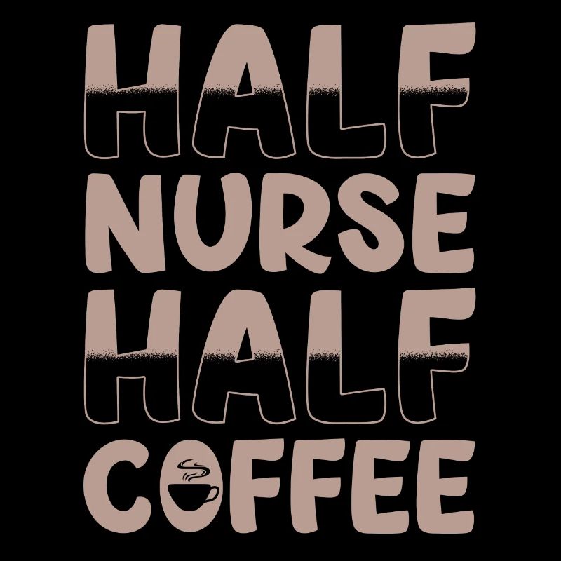Halb Krankenschwester Halb Kaffee