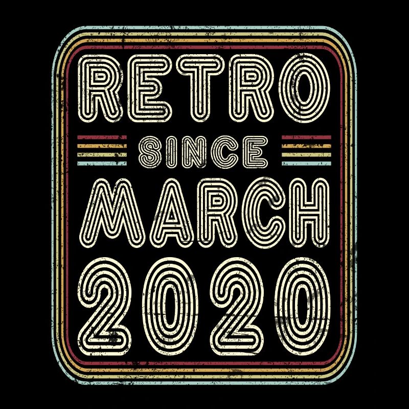 Anniversaire Mars 2020 Cadeau rétro