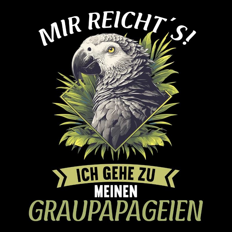 African grey parrots