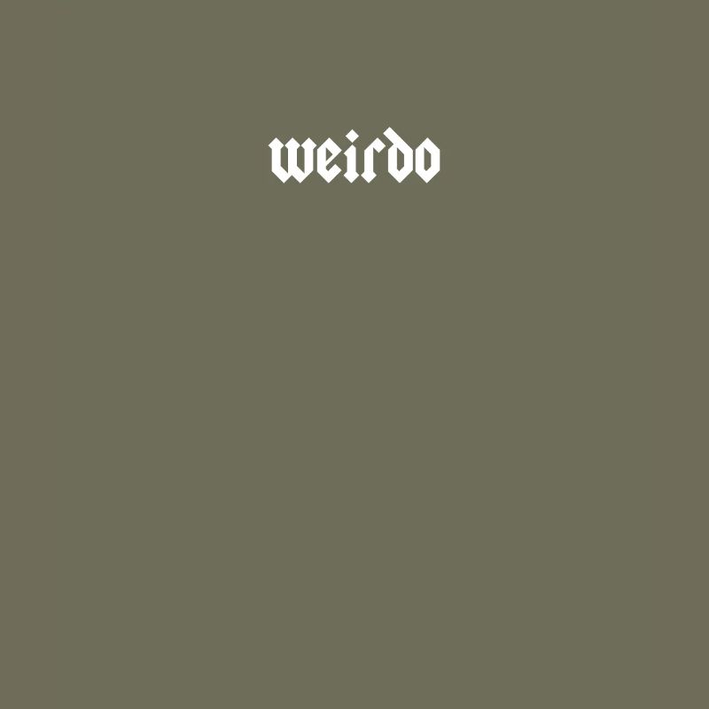 Weirdo Anders Spécial Emo Goth Punk Geek Weird