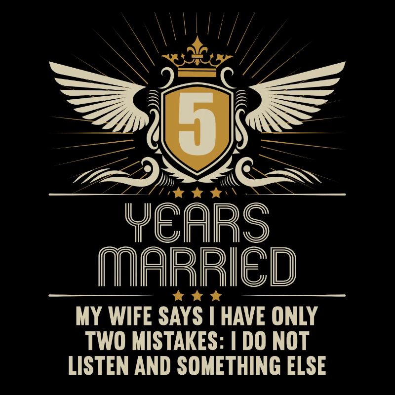 5 years married only 2 mistakes 5th wedding anniversary
