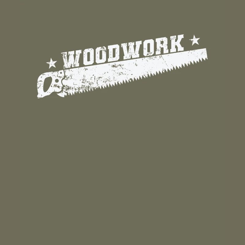 Woodwork Säge Waldarbeiter Wald