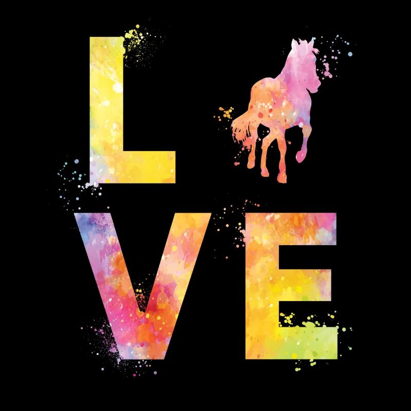 Horses love