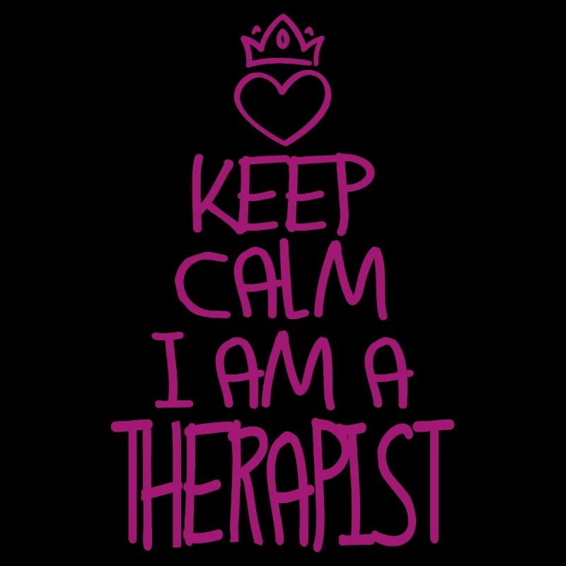 Keep Calm Therapist Cool Therapist Gift