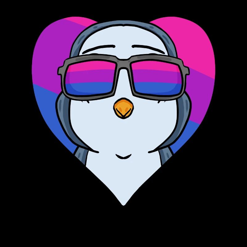 Cadeau pingouin bisexuel