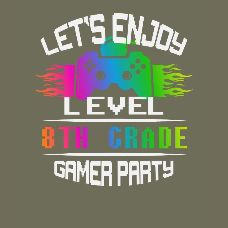Level 8TH GRADE keep calm and game on