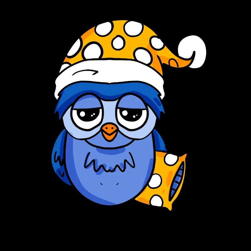 Hibou endormi