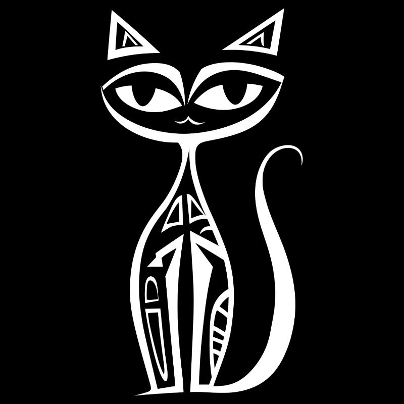 Abstrakte Katze | T Shirt
