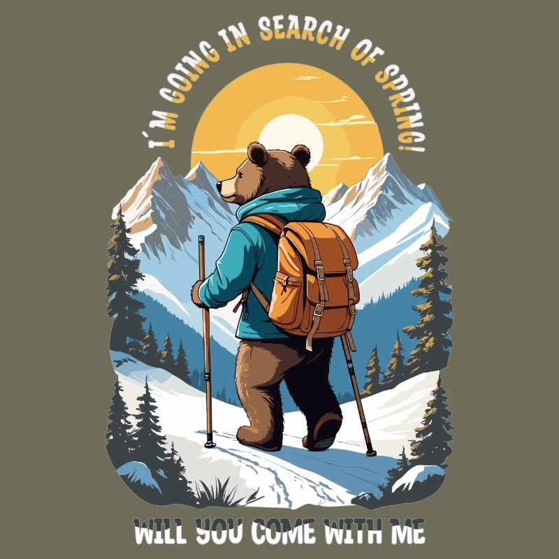 Bear is looking for spring