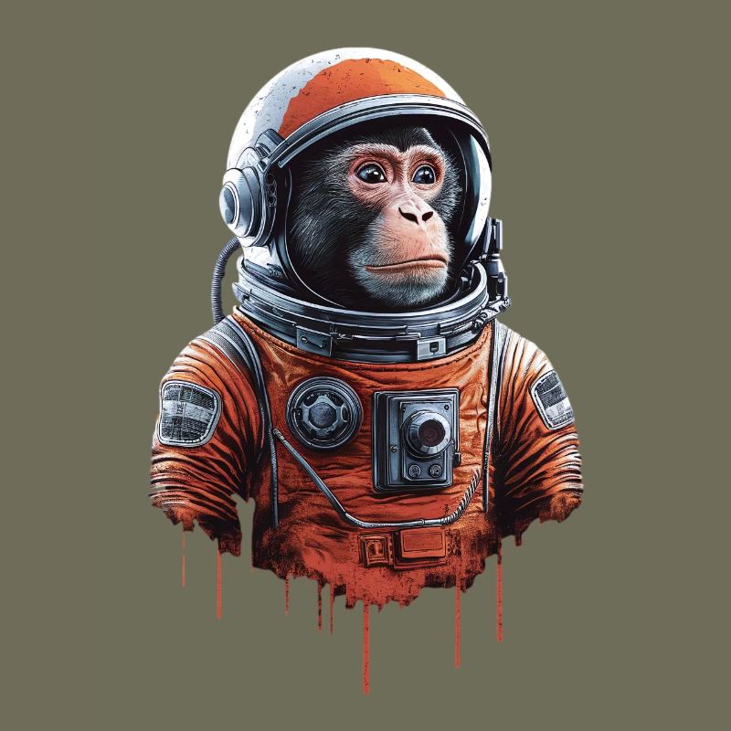 Aventure spatiale avec le singe astronaute
