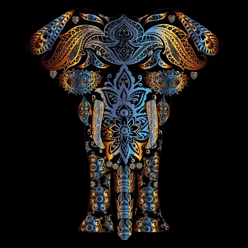 Elephant abstrait art cadeau