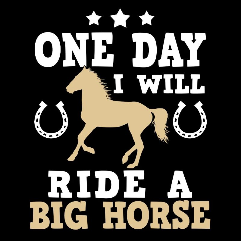 Pferde Kinder Shirt · Reiten · Großes Pferd