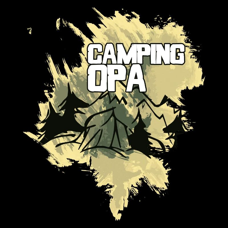 Camping Opa Zelt Wald Berge