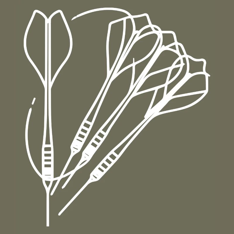 Dessin de fléchettes