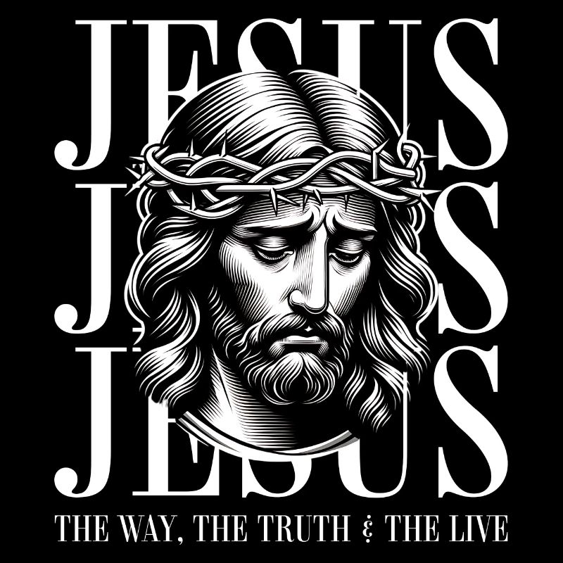Jesus - Believe: Starkes Glaubens-Design