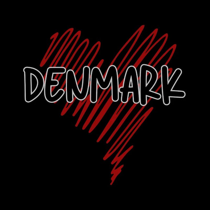 Danish pride, heart Denmark