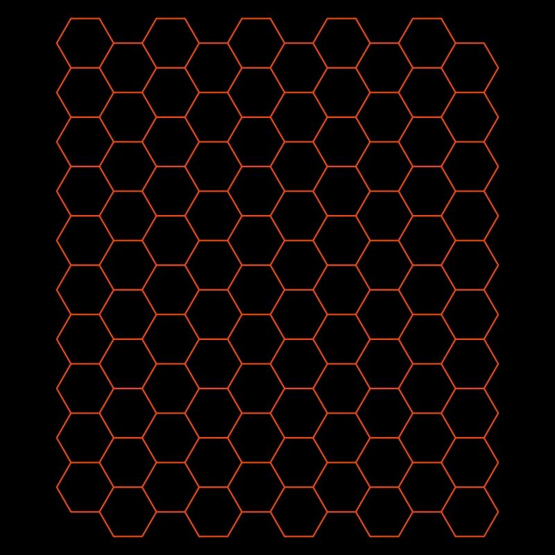 Conception futuriste de motif hexagonal