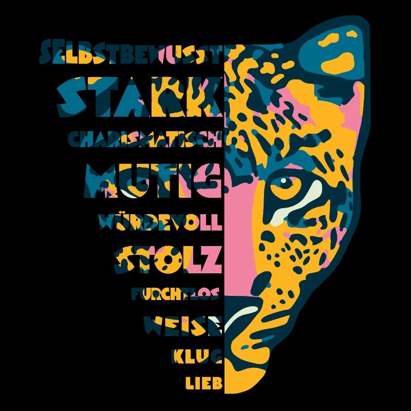 Löwe Kopf🦁 Selbstbewusst, Stark, Wündervoll, Lieb