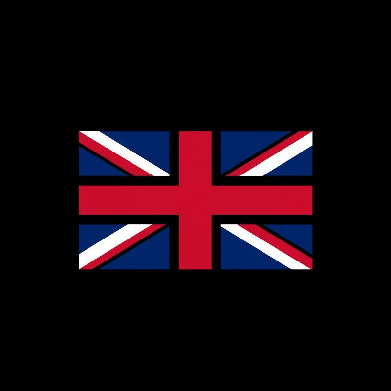 Stylised Flag Cross Diagonals UK