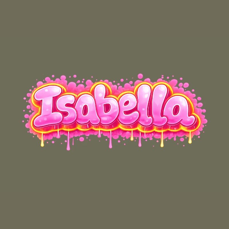 ISABELLA GRAFFITI NAME FOR PERFECT GIFT PRINTABLE