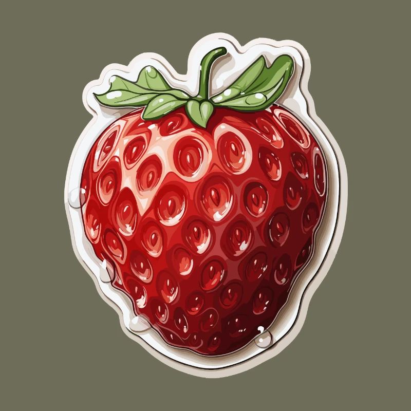 Erdbeere - Illustration