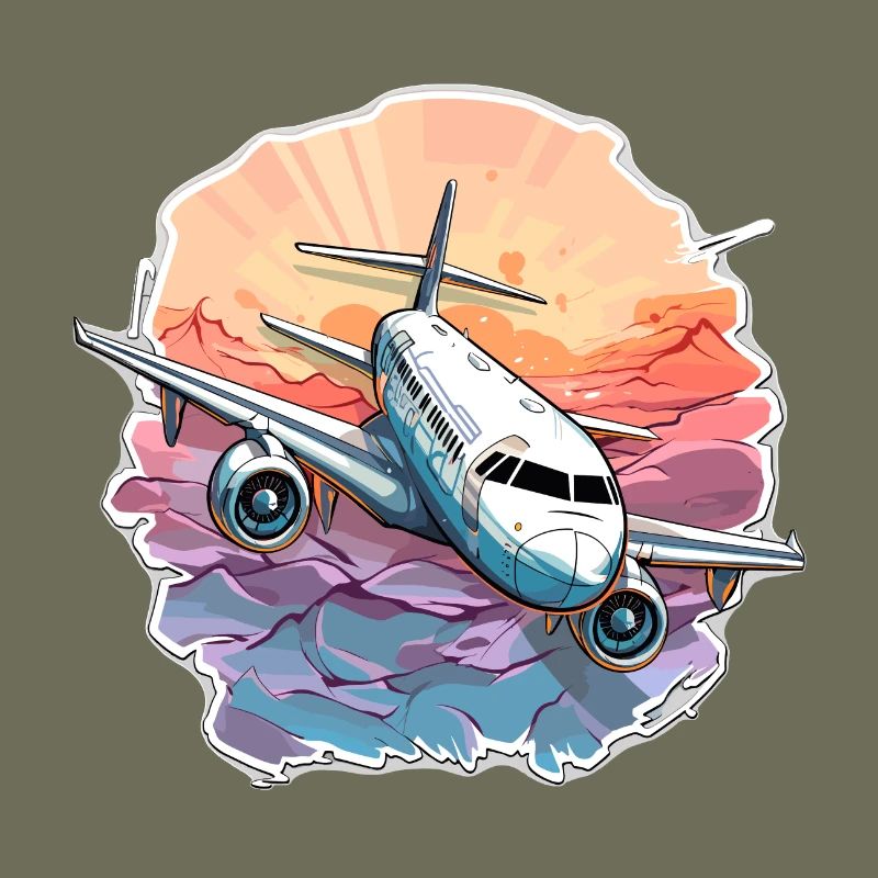 Flugzeug - Illustration