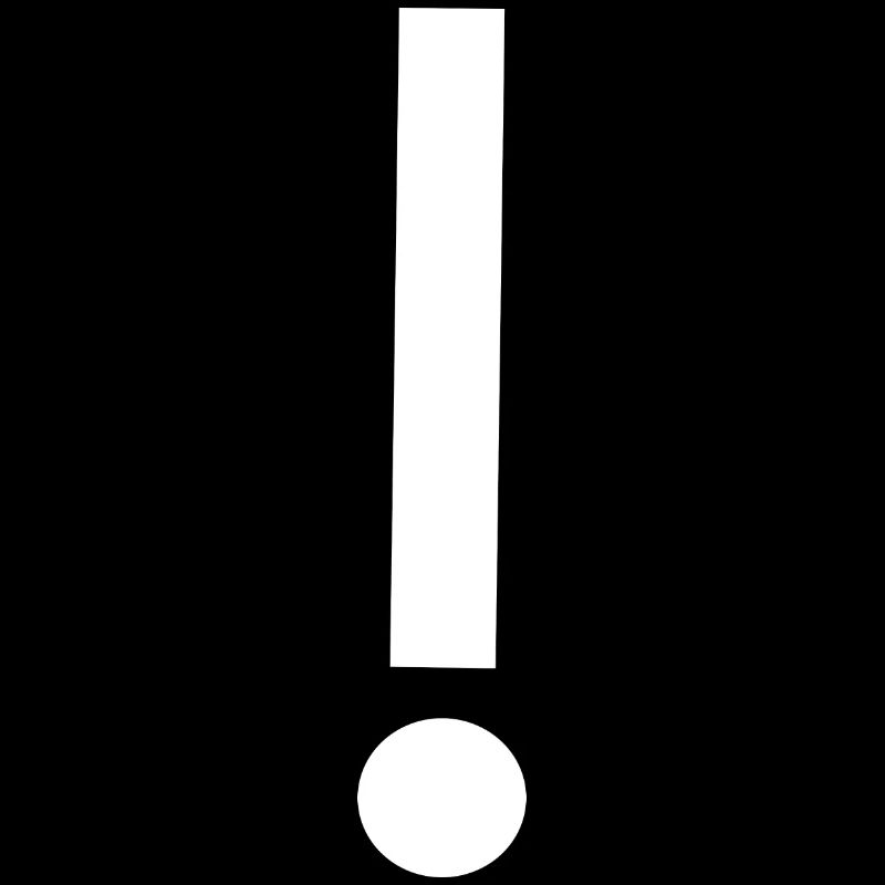 Modèle de modèle de point d’exclamation Modèle