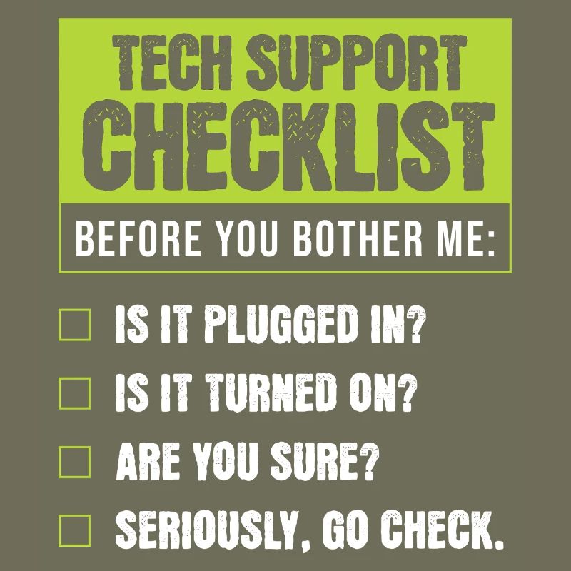 Tech Support Humor Checklist for Everyday Troubles