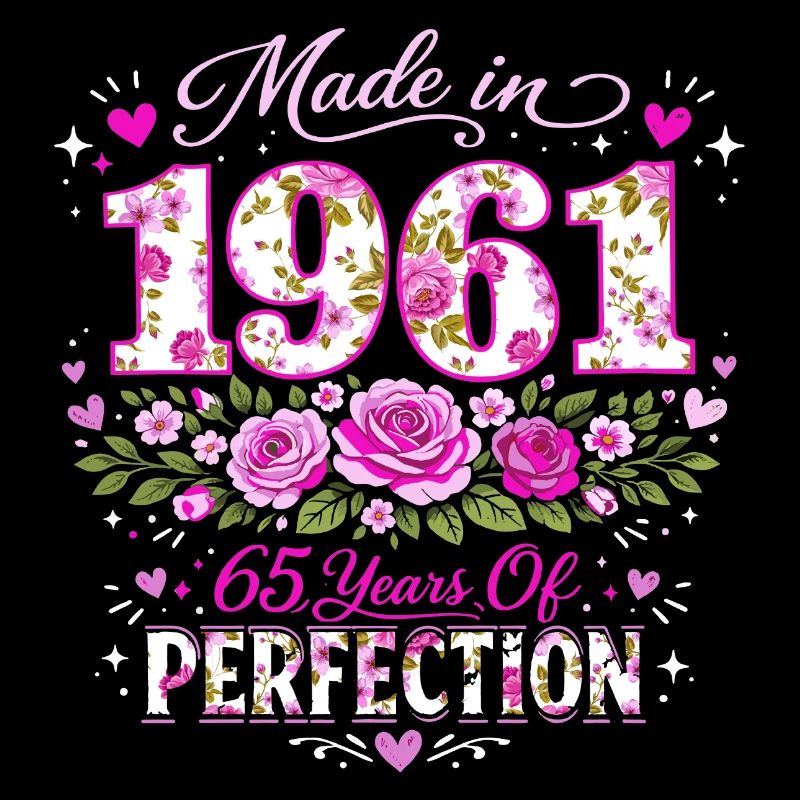 65. Geburtstagsgeschenk der Frau – Blumengeburtstag 1961
