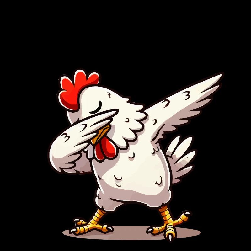 dabbing chicken