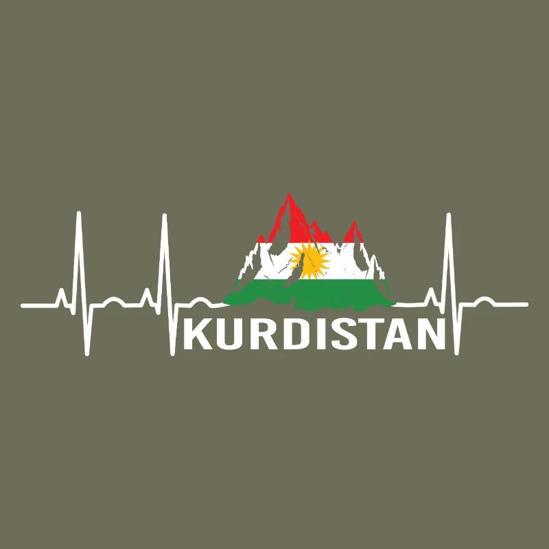 Kurdistan Flagge Bakur Bashur Rojava Rojhlt Newroz