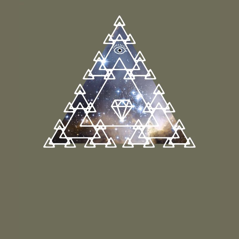 Illuminati Pyramide oeil univers Alien Nerd pc