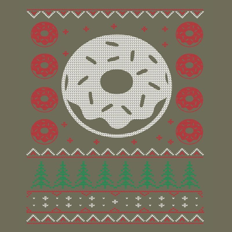 Donut laid cadeau de Noël Pull