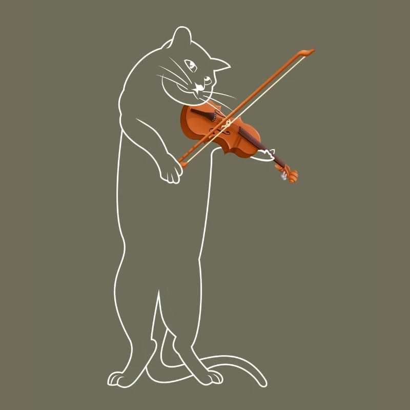 Cat violon