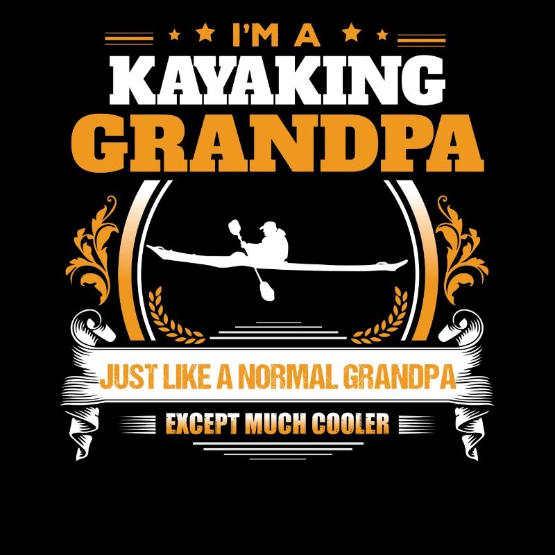 Kayaking Großvater-Hemd-Geschenk-Idee
