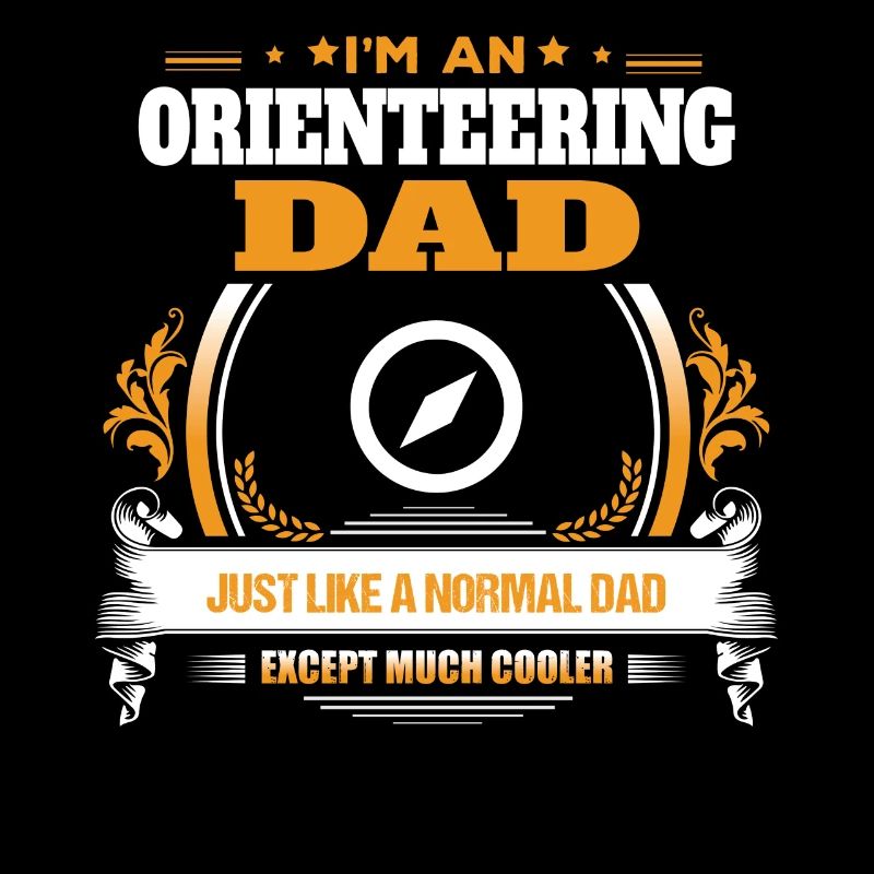 Orientierungslauf Dad Shirt Geschenkidee
