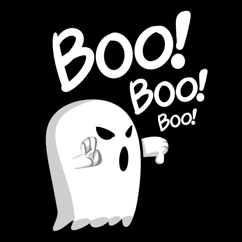 Haunted Spooky Ghost, Boo Bekleidung und Geschenke