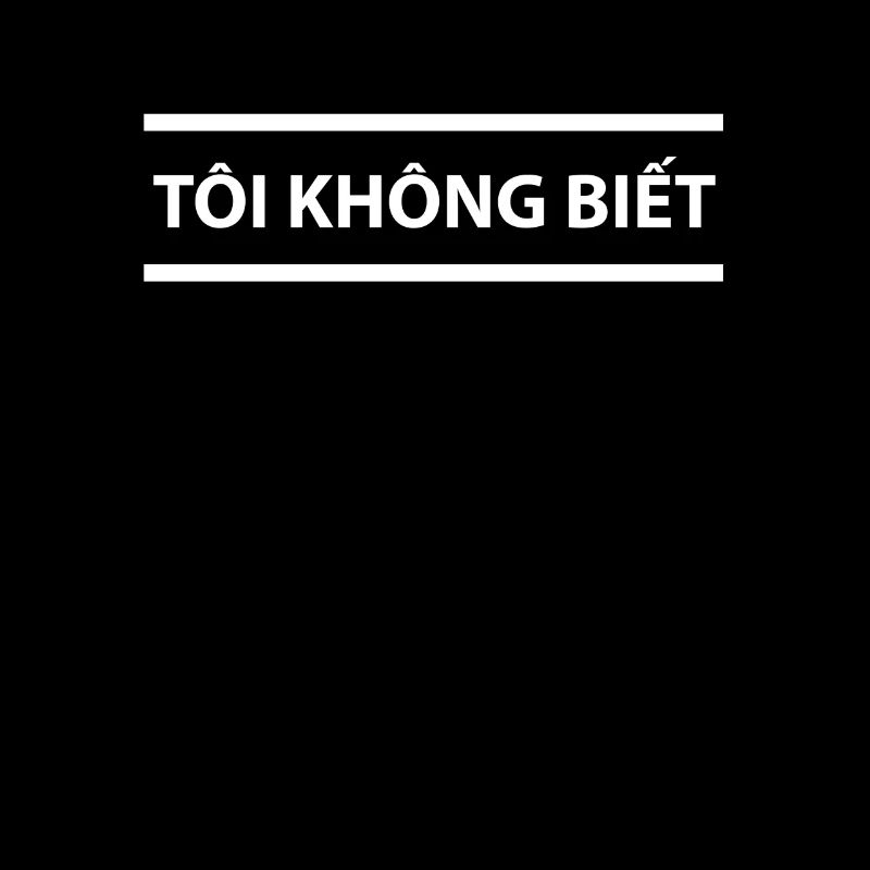 Vietnamesischer Lehrer, den ich nicht kenne - tôi không biết