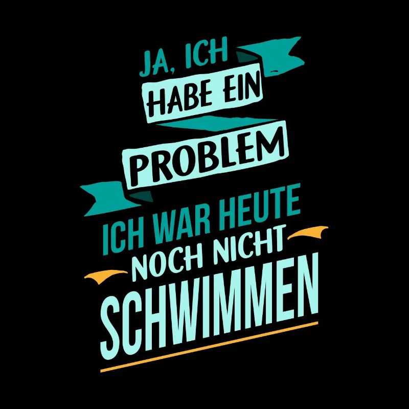 Schwimmen Sport Problem ich liebe Geschenk