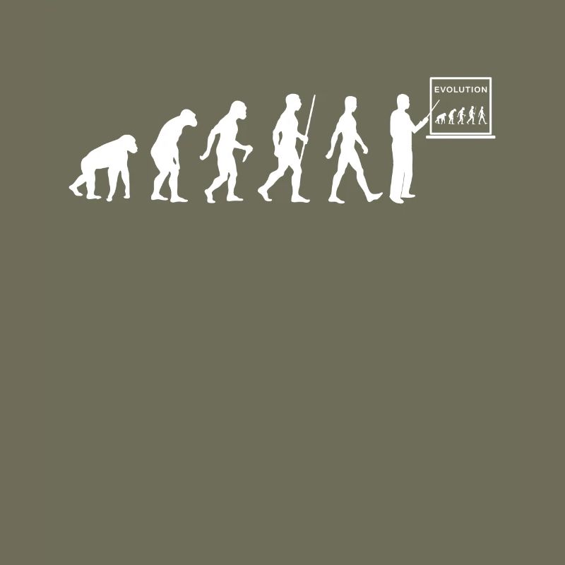 Lehrer Evolution Lehrerin Professor Professorin