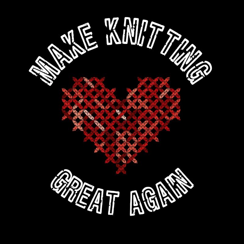 Make a knitting great again shirt